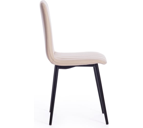 Стул Tetchair arc ткань/металл, 46x52x88 см, бежевый 08/черный 19116