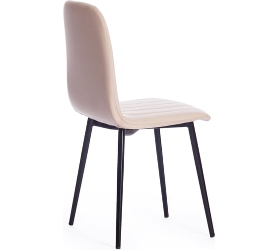 Стул Tetchair arc ткань/металл, 46x52x88 см, бежевый 08/черный 19116