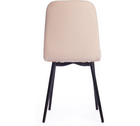 Стул Tetchair arc ткань/металл, 46x52x88 см, бежевый 08/черный 19116