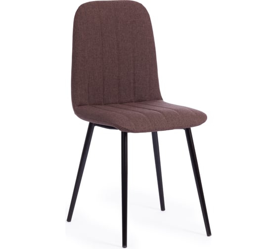 Стул Tetchair arc ткань/металл, 46x52x88 см, коричневый 01/черный 19117 1