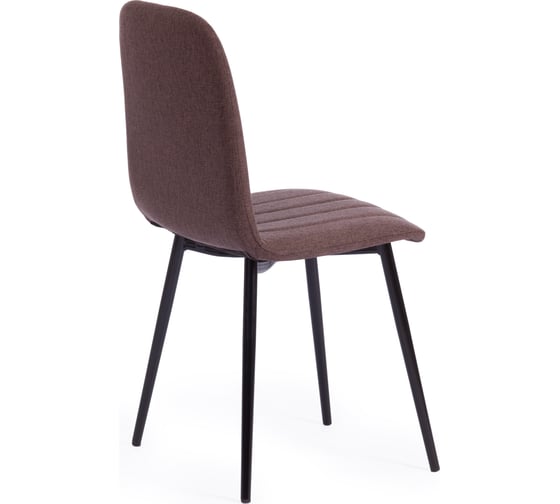 Стул Tetchair arc ткань/металл, 46x52x88 см, коричневый 01/черный 19117