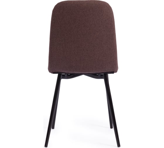Стул Tetchair arc ткань/металл, 46x52x88 см, коричневый 01/черный 19117