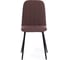 Стул Tetchair arc ткань/металл, 46x52x88 см, коричневый 01/черный 19117 6