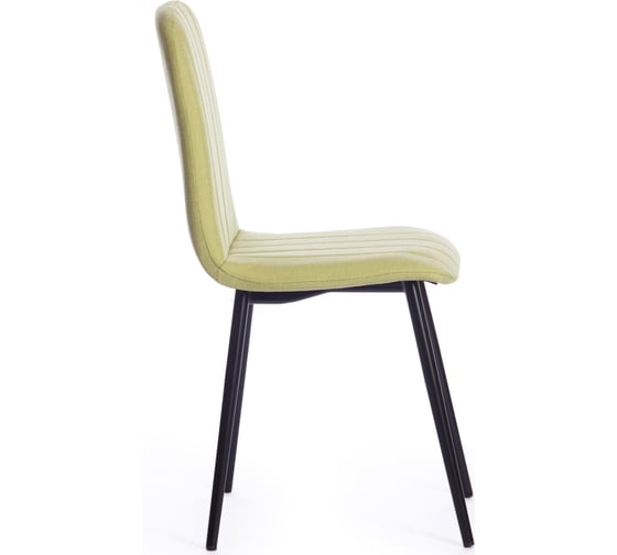 Стул Tetchair arc ткань/металл, 46x52x88 см, фисташковый 64/черный 19118