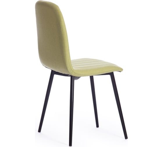Стул Tetchair arc ткань/металл, 46x52x88 см, фисташковый 64/черный 19118