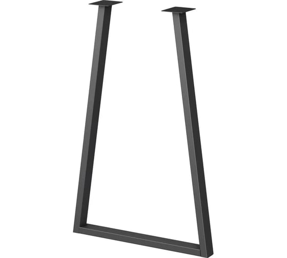 Подстолье DIY STORE лофт трапеция б 850мм, цвет серый муар DS 160850ТБ G 1