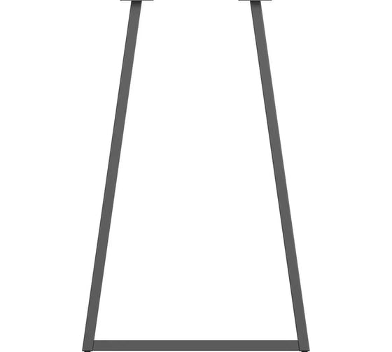 Подстолье DIY STORE лофт трапеция б 850мм, цвет серый муар DS 160850ТБ G