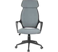 Кресло Riva Chair RCH 7272 чёрный пластик/серая ткань 60 УЧ-00000952