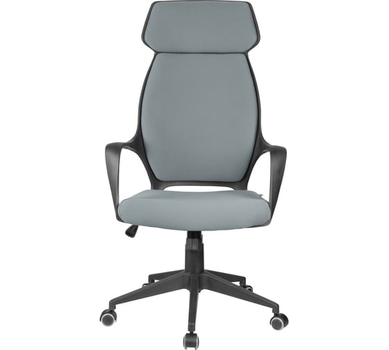 Кресло Riva Chair RCH 7272 чёрный пластик/серая ткань 60 УЧ-00000952