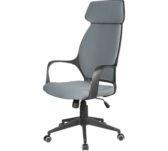 Кресло Riva Chair RCH 7272 чёрный пластик/серая ткань 60 УЧ-00000952