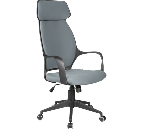Кресло Riva Chair RCH 7272 чёрный пластик/серая ткань 60 УЧ-00000952
