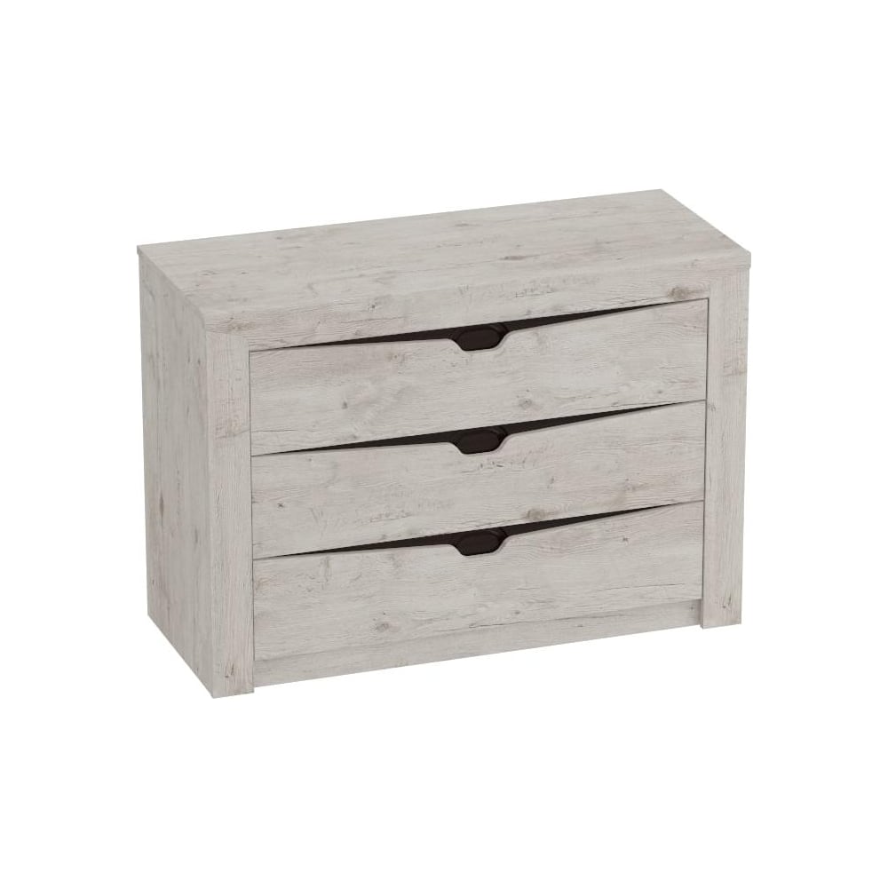 Комод Мебельград Соренто спальня, 3 ящика, дуб бонифаций/дуб бонифаций ...