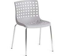 Стул Tetchair skalberg mod. c-084-a металл/пластик, 46x56x79 см, grey (серый)/chrome (хром), 1 шт. 19800