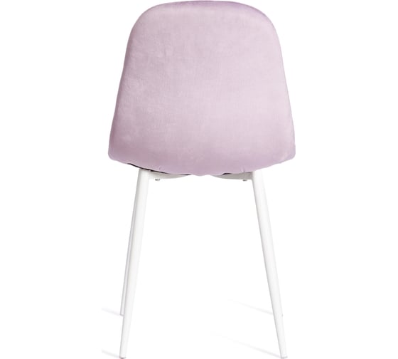 Стул Tetchair breeze mod. 4724, вельвет/металл, 44x53x87 см, light lavander (светло-лавандовый) hlr26 / белый, 1 шт. 19613