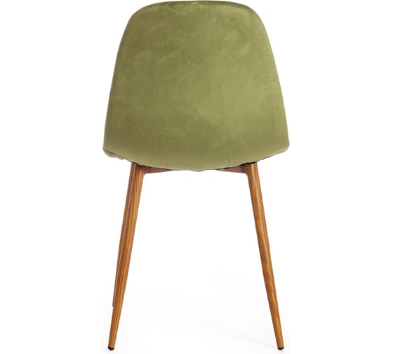 Стул Tetchair breeze mod. 4724, вельвет/металл, 44x53x87 см, green (зеленый) hlr54 / натуральный, 1 шт. 19610
