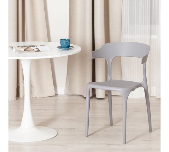 Стул Tetchair ton mod. pc36, пластик, 49.5x50x75.5 см, grey (cерый) 09, 4 шт. 19325