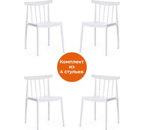 Стул Tetchair ferma mod. 707, пластик, 50x51x76 см, white (белый), 4 шт. 19157