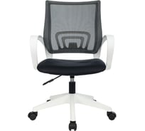 Кресло Easy Chair vb_echair-396w lt сетка/ткань черный пластик белый 1776392