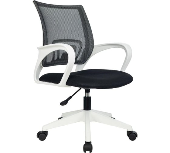 Кресло Easy Chair vb_echair-396w lt сетка/ткань черный пластик белый 1776392