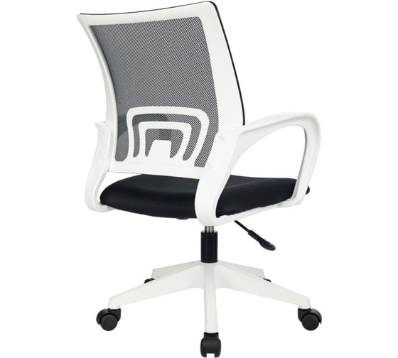 Кресло Easy Chair vb_echair-396w lt сетка/ткань черный пластик белый 1776392
