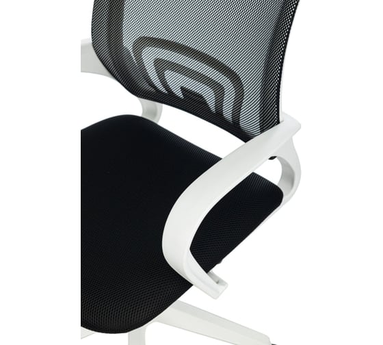 Кресло Easy Chair vb_echair-396w lt сетка/ткань черный пластик белый 1776392