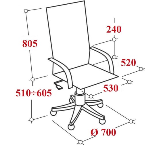 Кресло Easy Chair vt_echair-555 tpu кожзам черный хром 1651384