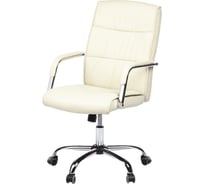 Кресло BN_SH_EChair-509 TPU Комус Мебель к/з бежевый хром 1460677