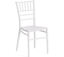 Стул Tetchair chavari mod. 101, пластик, 40x49x88 см, white (белый) 01, 1 шт. 20048