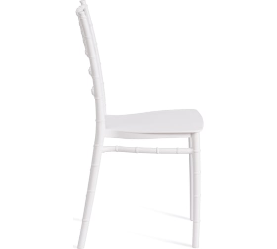 Стул Tetchair chavari mod. 101, пластик, 40x49x88 см, white (белый) 01, 1 шт. 20048