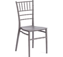 Стул Tetchair chavari mod. 101, пластик, 40x49x88 см, grey (cерый) 09, 1 шт. 20047