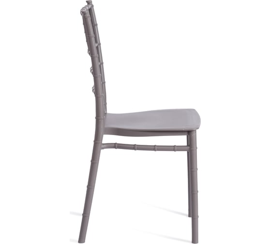 Стул Tetchair chavari mod. 101, пластик, 40x49x88 см, grey (cерый) 09, 1 шт. 20047