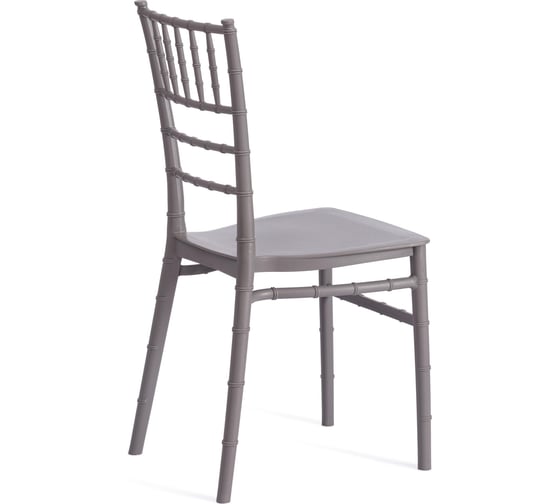 Стул Tetchair chavari mod. 101, пластик, 40x49x88 см, grey (cерый) 09, 1 шт. 20047