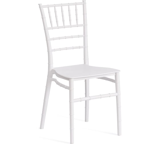 Стул Tetchair chavari mod. 101, пластик, 40x49x88 см, white (белый) 01, 2 шт. 19318