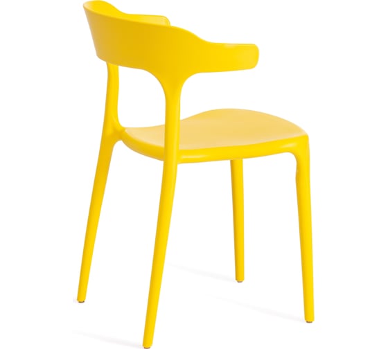 Стул Tetchair ton mod. pc36, пластик, 49.5x50x75.5 см, yellow (желтый) 11, 1 шт. 19953