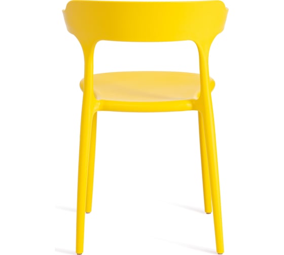 Стул Tetchair ton mod. pc36, пластик, 49.5x50x75.5 см, yellow (желтый) 11, 1 шт. 19953