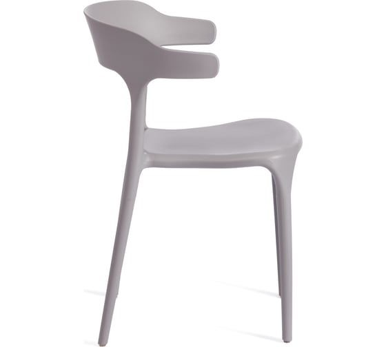Стул Tetchair ton mod. pc36, пластик, 49.5x50x75.5 см, grey (cерый) 09, 1 шт. 19951