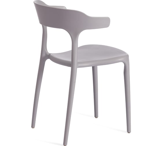 Стул Tetchair ton mod. pc36, пластик, 49.5x50x75.5 см, grey (cерый) 09, 1 шт. 19951