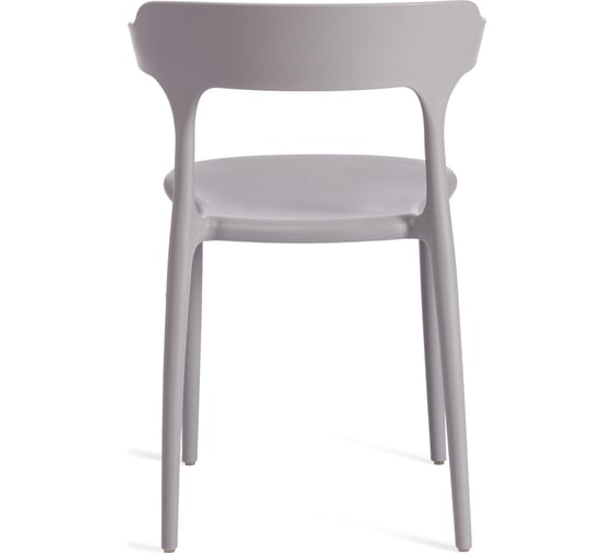 Стул Tetchair ton mod. pc36, пластик, 49.5x50x75.5 см, grey (cерый) 09, 1 шт. 19951