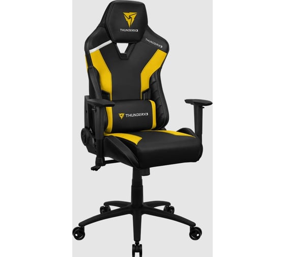 Компьютерное игровое кресло ThunderX3 TC3 Bumblebee Yellow TX3-TC3BY