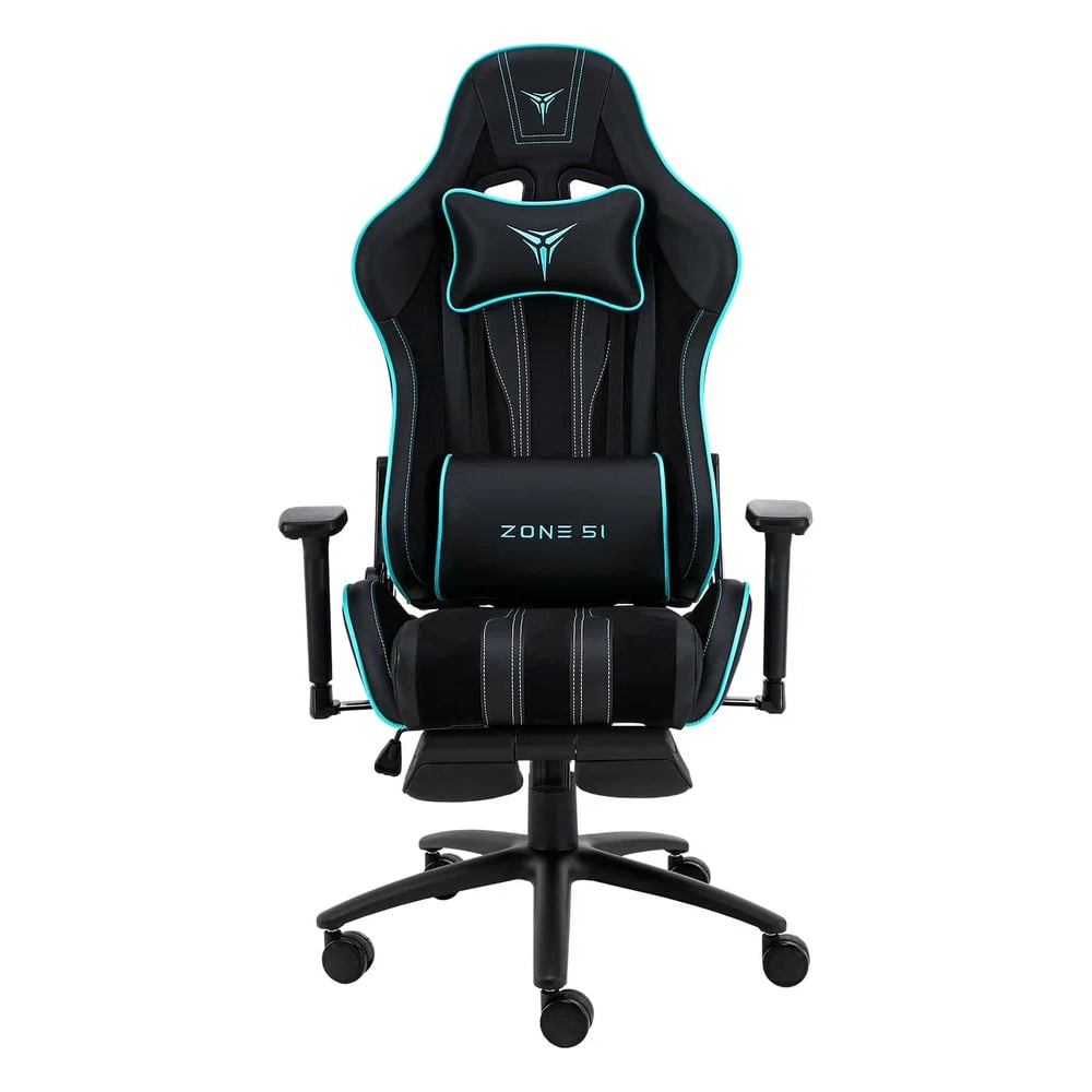 Компьютерное игровое кресло ZONE 51 GRAVITY PLUS Black-Cyan Z51-GRP-BK ...