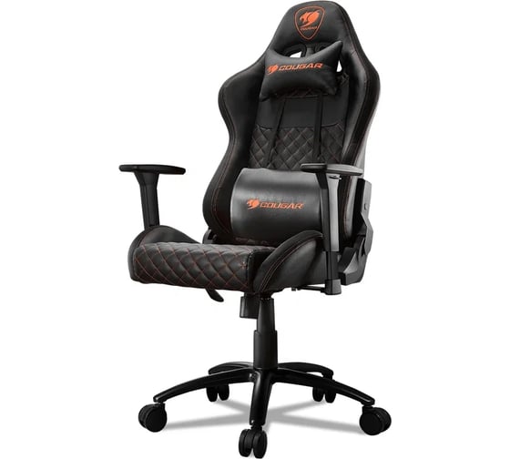 Компьютерное игровое кресло COUGAR RAMPART Black CU-RAMB