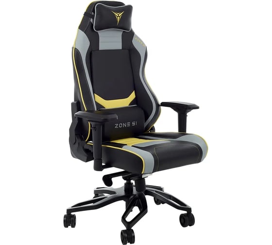 Компьютерное игровое кресло ZONE 51 Cyberpunk YG Yellow-grey Z51-CBP-YG