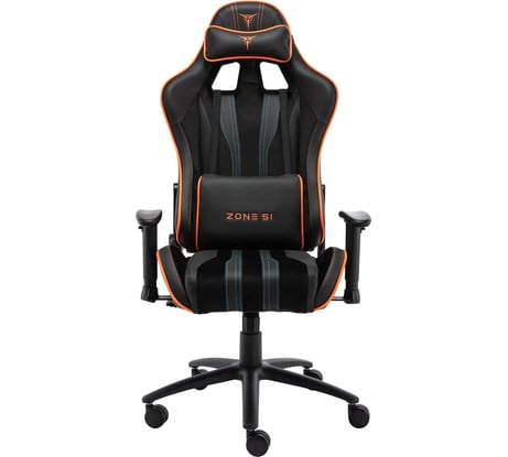 Компьютерное игровое кресло ZONE 51 GRAVITY Black-Orange Z51-GRV-BO