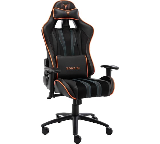 Компьютерное игровое кресло ZONE 51 GRAVITY Black-Orange Z51-GRV-BO