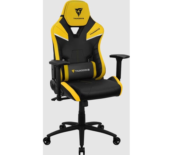 Компьютерное игровое кресло ThunderX3 TC5 Bumblebee Yellow TX3-TC5BY