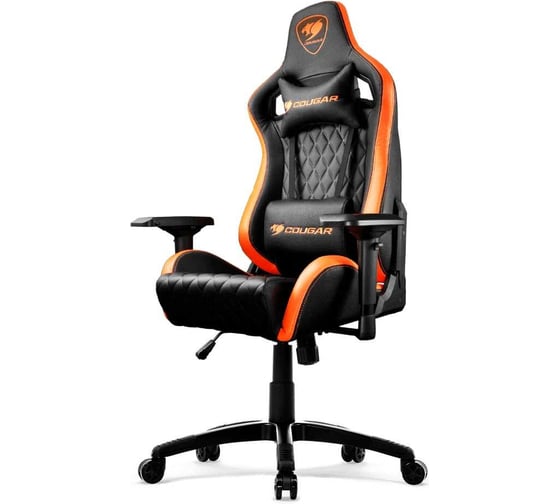 Компьютерное игровое кресло COUGAR ARMOR S Black-Orange CUARMS