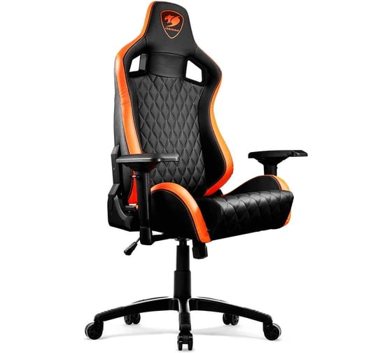 Компьютерное игровое кресло COUGAR ARMOR S Black-Orange CUARMS