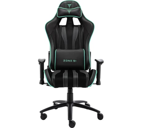 Компьютерное игровое кресло ZONE 51 GRAVITY Black-Cyan Z51-GRV-BC