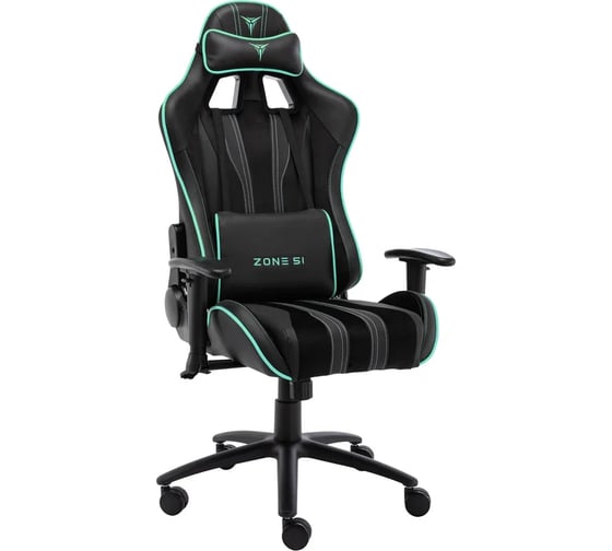 Компьютерное игровое кресло ZONE 51 GRAVITY Black-Cyan Z51-GRV-BC