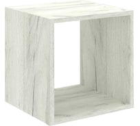 Стеллаж MIXLINE 368x368x250, ЛДСП, белый дуб, 1 ячейка, крепеж 551682